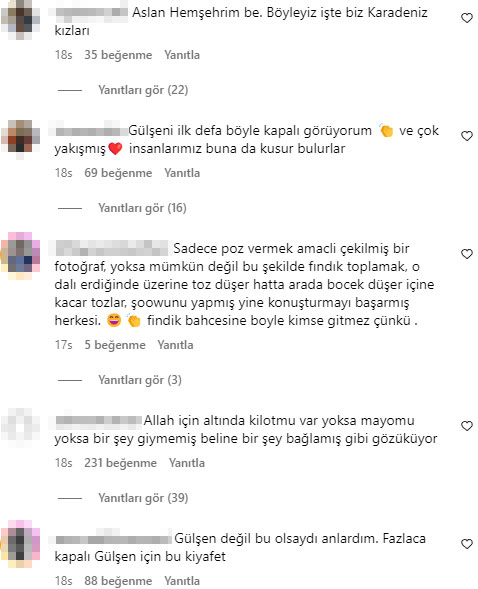 Ordu'ya giden Gülşen fındık bahçesine girdi! Verdiği poz olay