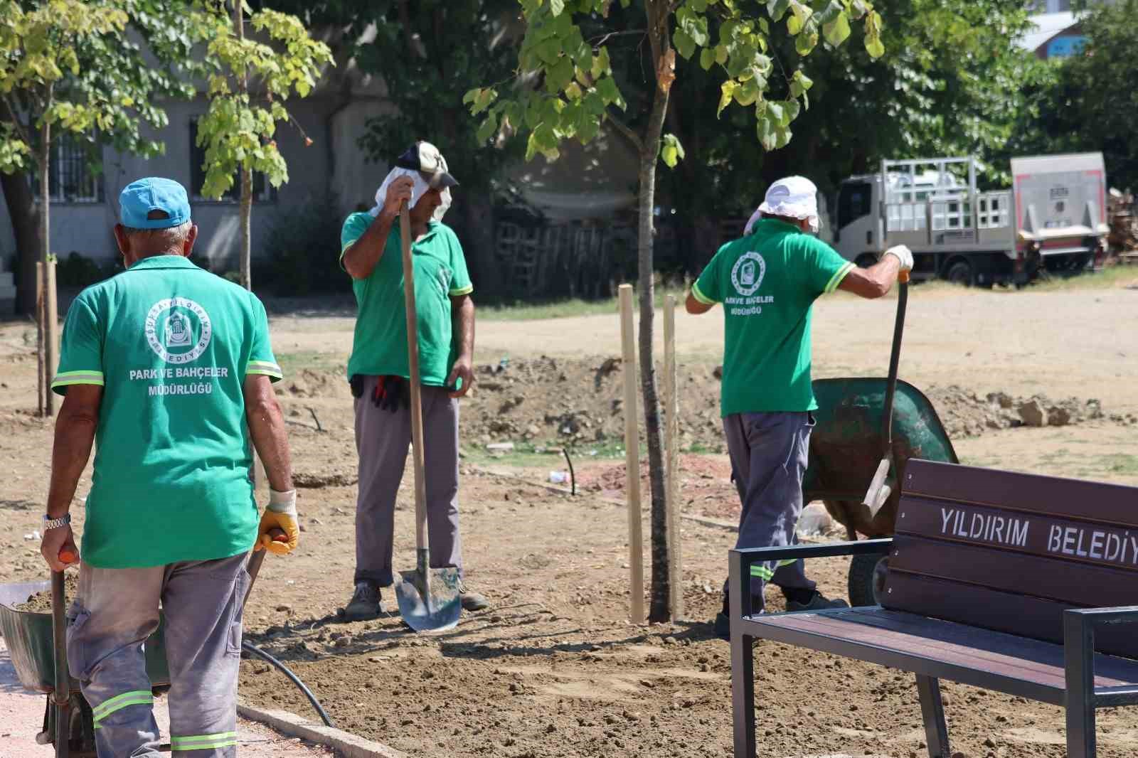 Yıldırım Belediyesi’nden Millet Mahallesi’ne yeni park