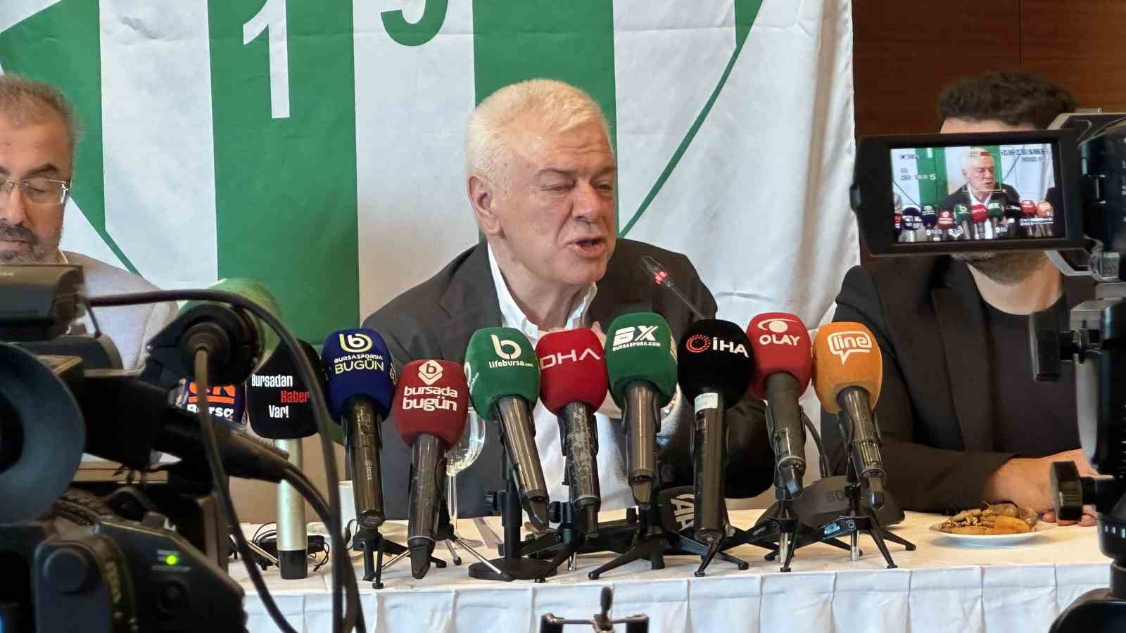 Ali Ay: “Bursaspor batıyor dediler aday oldum”