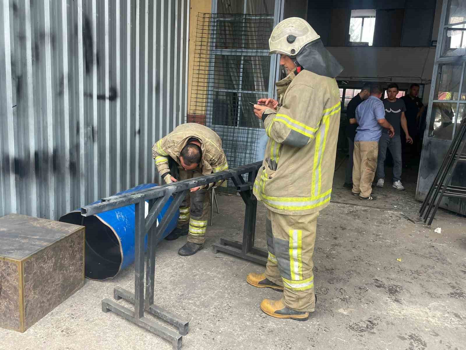 Bursa’da yakıt dolu varil bomba gibi patladı : 1 ağır yaralı