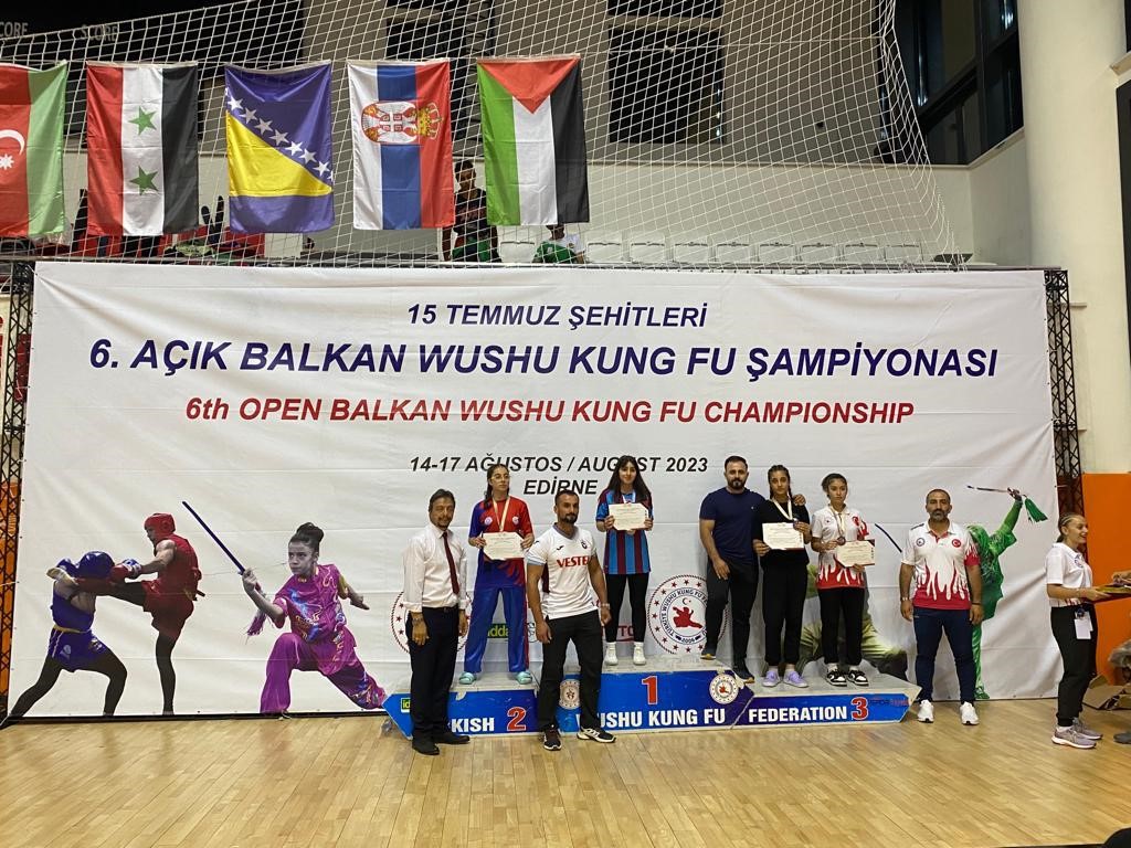 6. Balkan Wushu Kung Fu Şampiyonası’na Karacabey damga vurdu