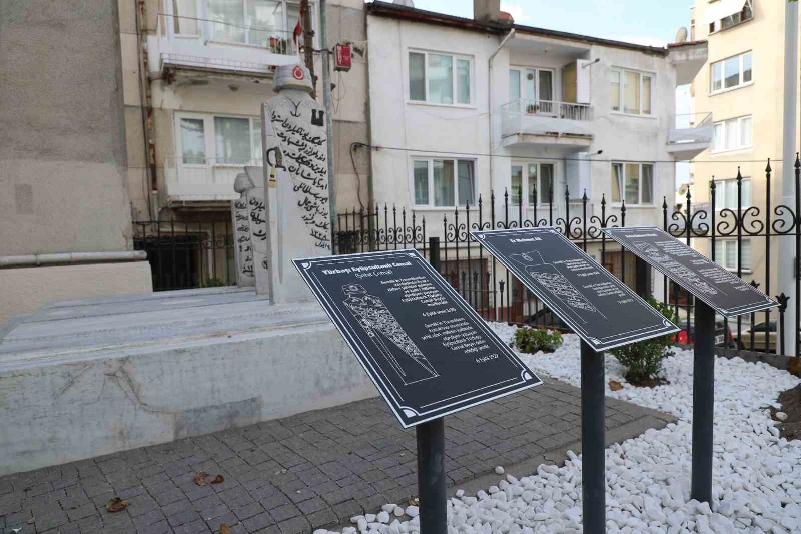 Gemlik’te şehitlik yenilendi