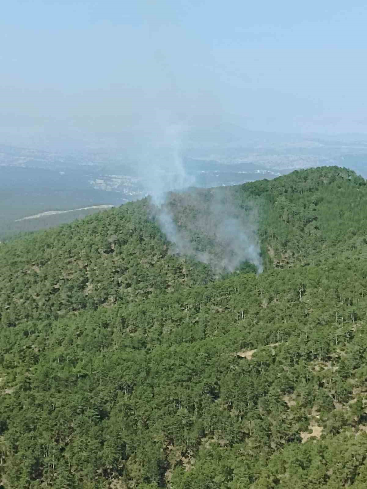 Kütahya’daki orman yangını için Bursa’da da seferberlik