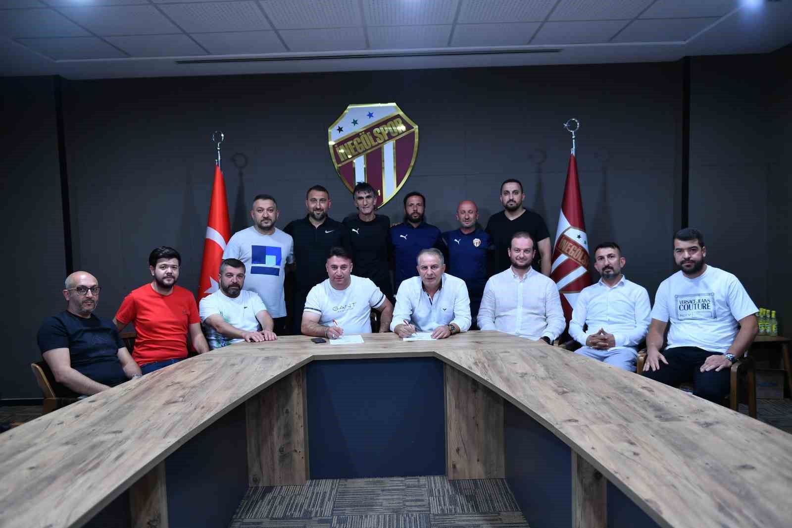 İnegölspor, teknik direktör Bahaddin Güneş ile sözleşme imzaladı