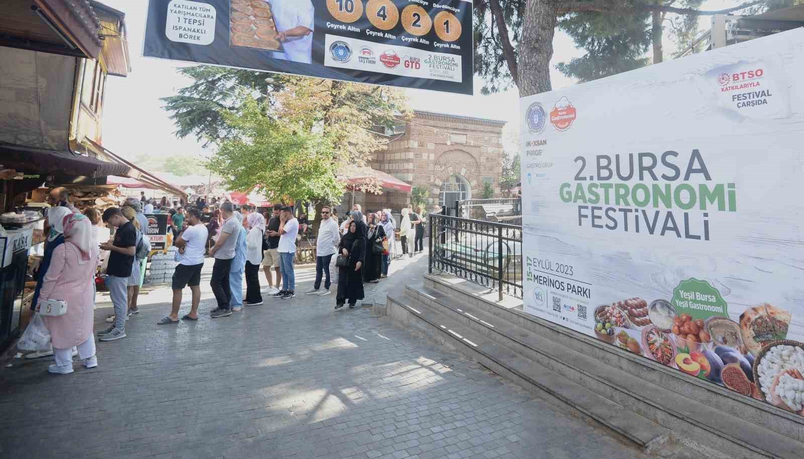 Bursa Gastronomi Festivali’nin coşkusu tüm şehre yayıldı