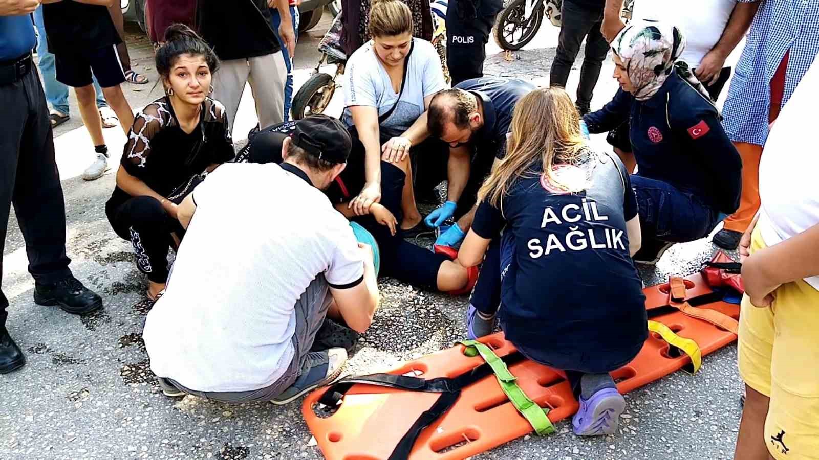 İnegöl’de trafik kazası: 1 çocuk yaralandı