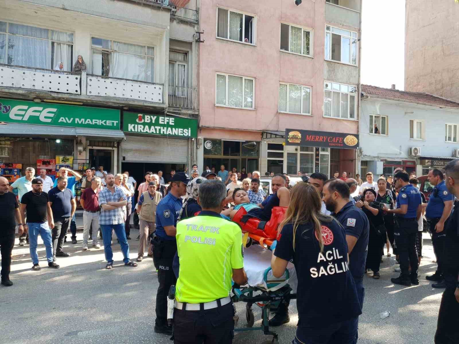 İnegöl’de trafik kazası: 1 çocuk yaralandı