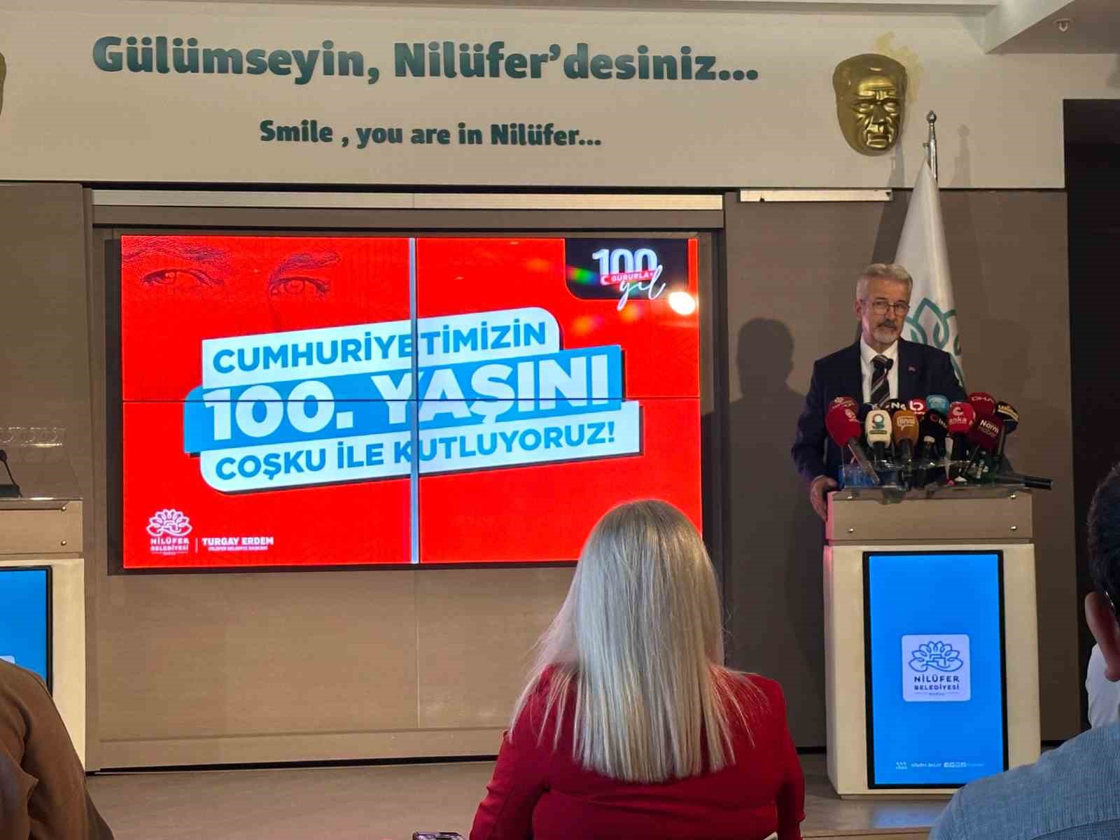 Cumhuriyet’in 100. yılı Nilüfer’de özel etkinliklerle kutlanacak