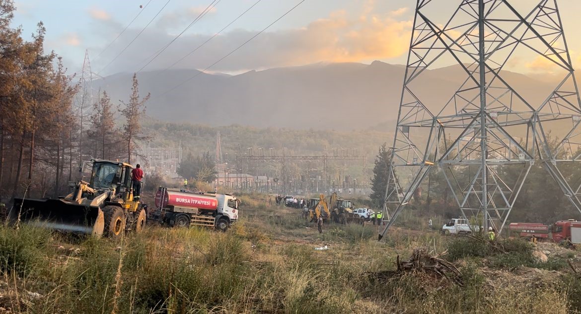 Bursa’daki orman yangını kontrol altına alındı