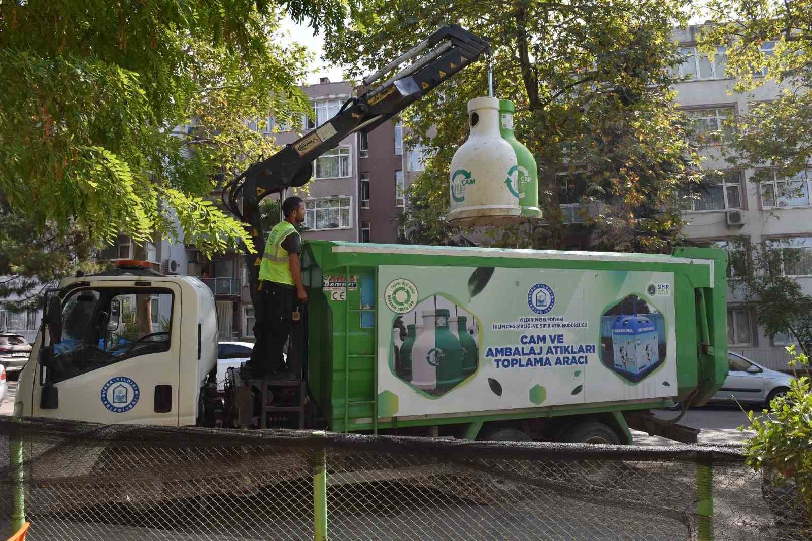 Yıldırım’da 4 bin 710 ton atık cam toplandı