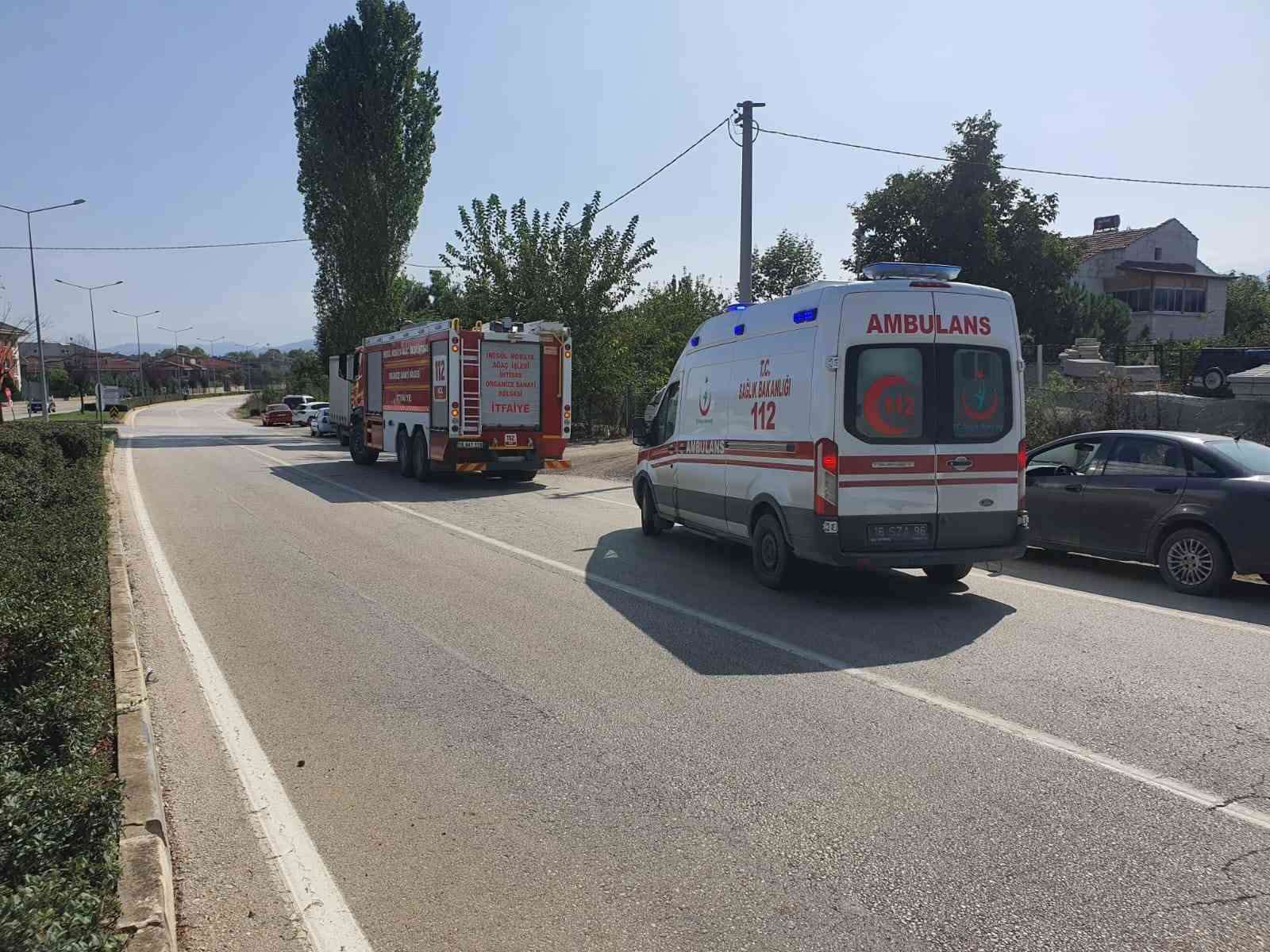 Mobilya imalathanesinde korkutan yangın