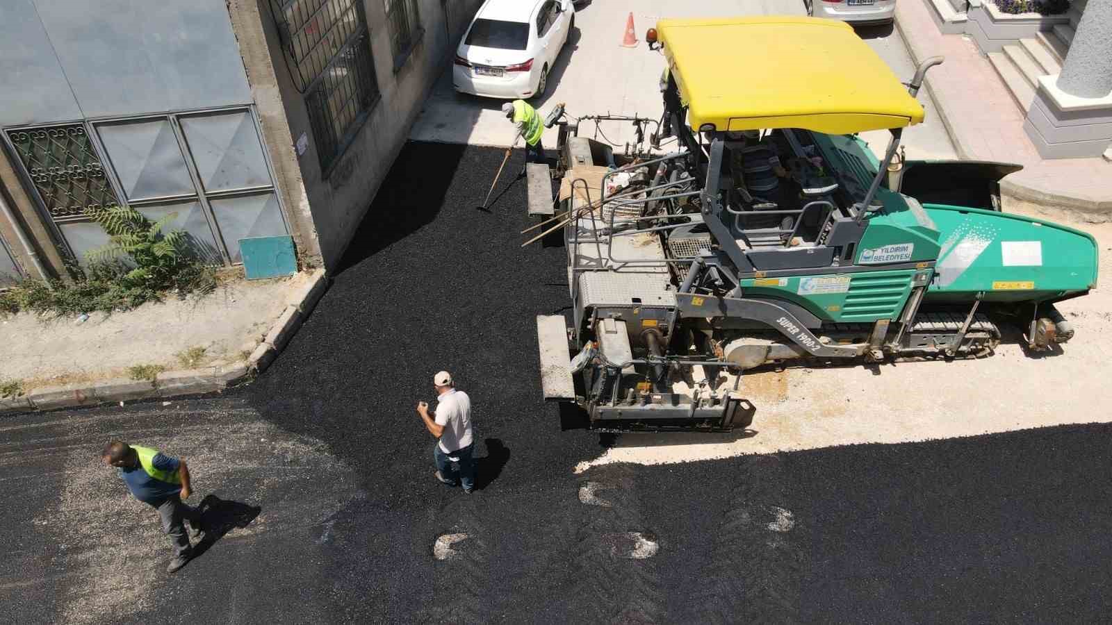 Yıldırım’da cadde ve sokaklar yenileniyor