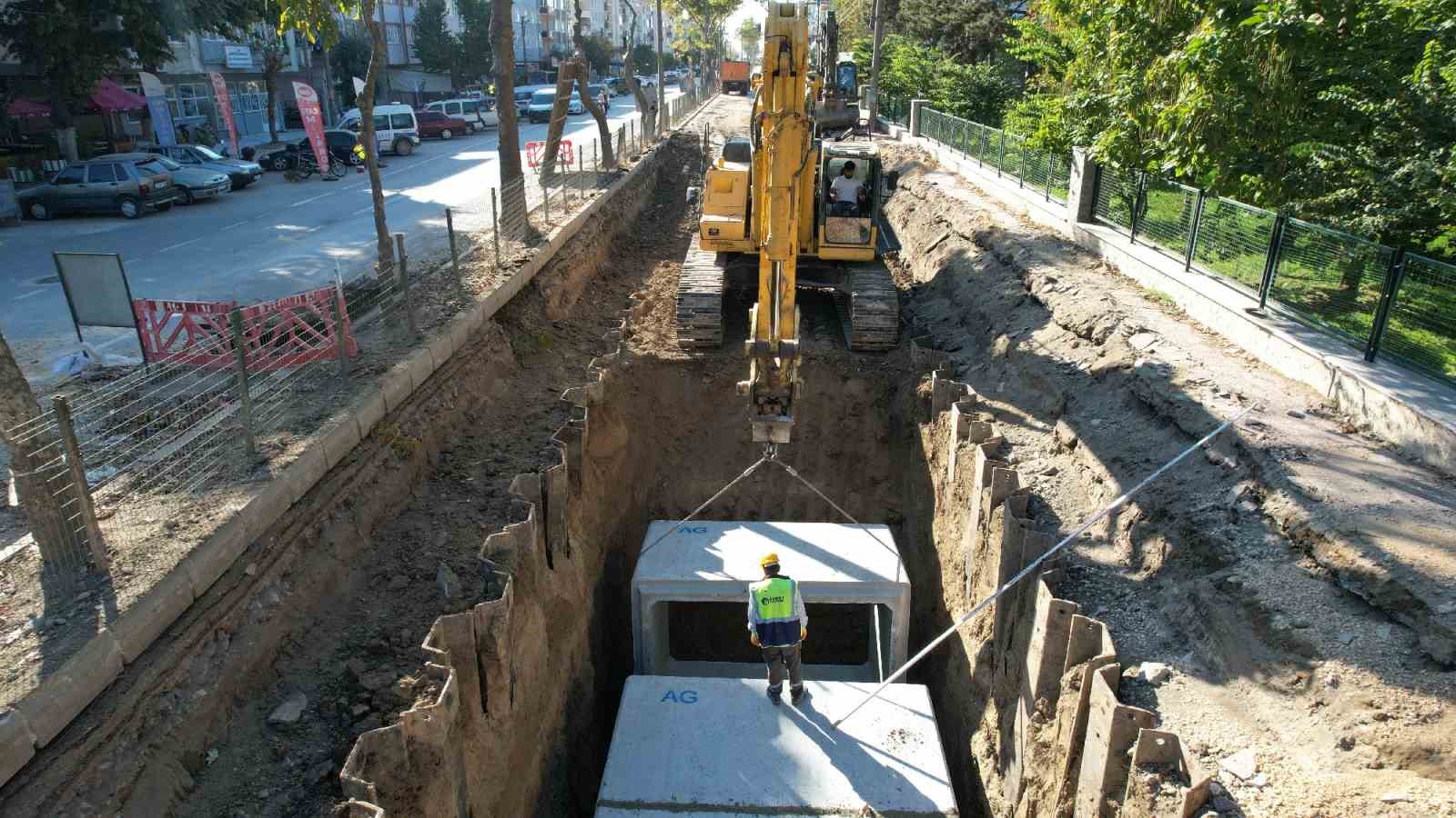 Bursa ilçelerinde altyapı mesaisi