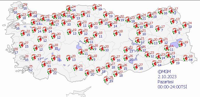 Bakanlık, Meteoroloji ve AFAD peş peşe duyurdu! 40 ile sarı, 4 ile turuncu kodlu uyarı...