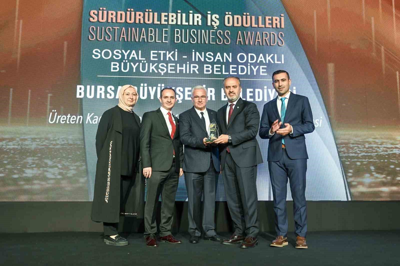 Bursa’ya ‘Sürdürülebilirlik’ ödülü