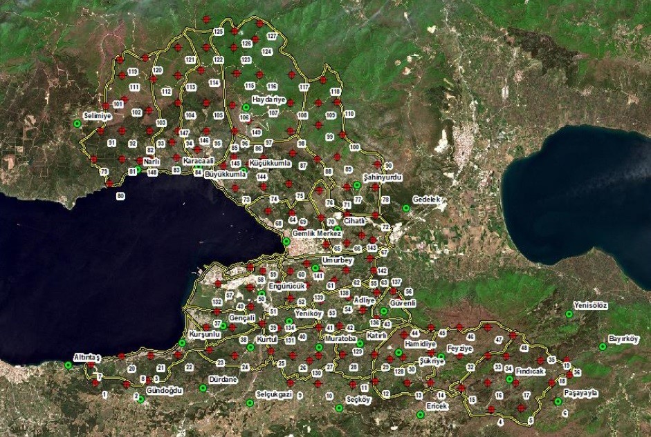 Gemlik’in toprak haritası çıkarıldı