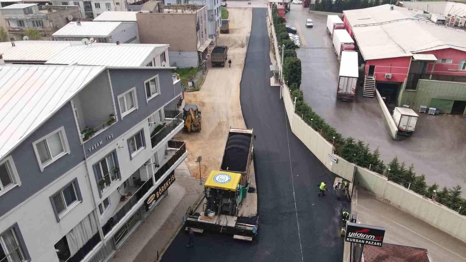 Yıldırım’da yol yapım çalışmaları devam ediyor