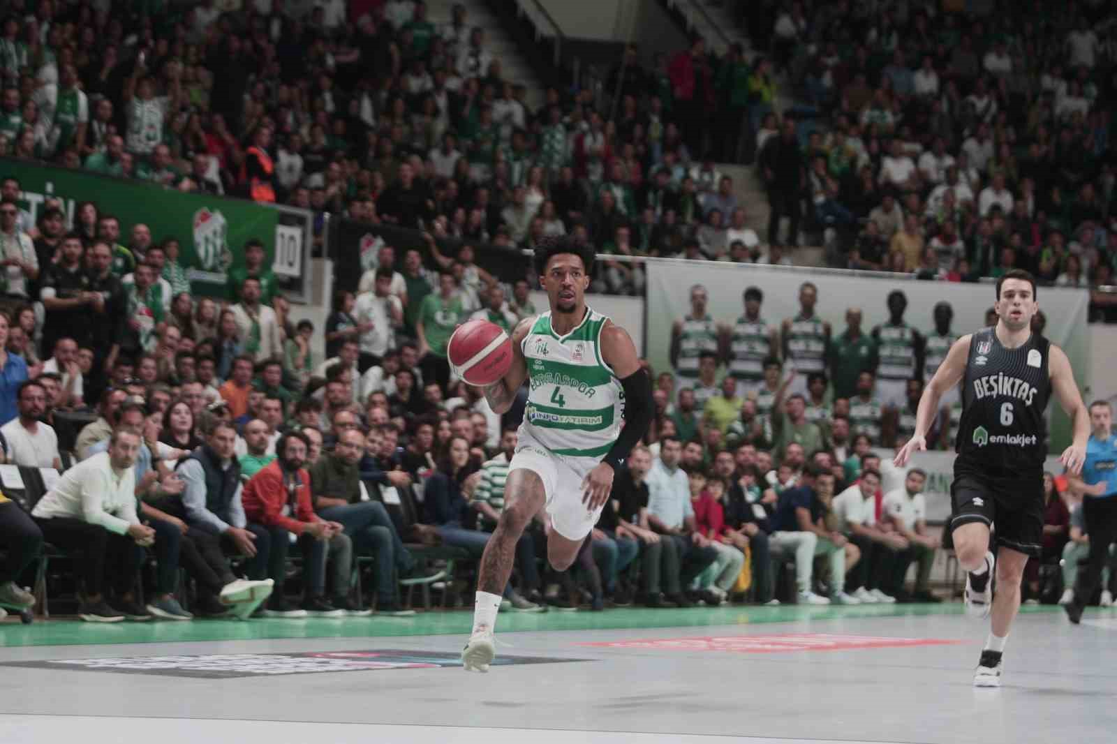 Türkiye Sigorta Basketbol Süper Ligi: Bursaspor: 82 - Beşiktaş: 76