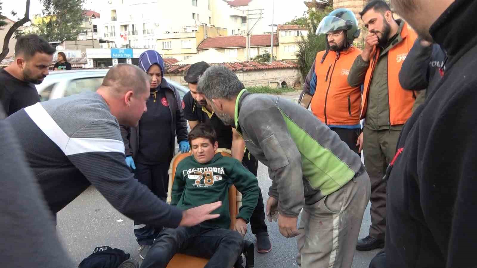 Motosikletin çarptığı 13 yaşındaki çocuk, “Anne iyiyi ben, sen üzme kendini”