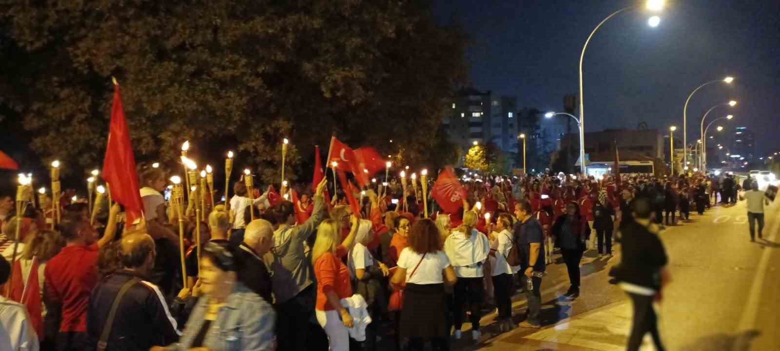 Bursa, Cumhuriyet’in 100’üncü yılı için yürüdü