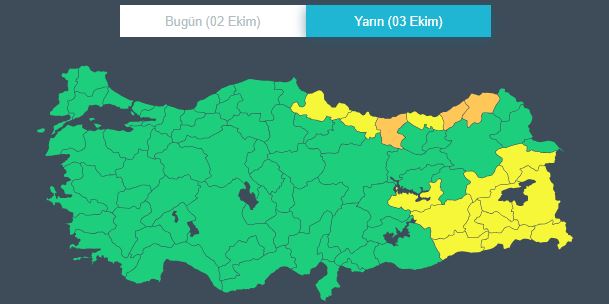 Meteoroloji'den 17 ile sağanak uyarısı yapıldı