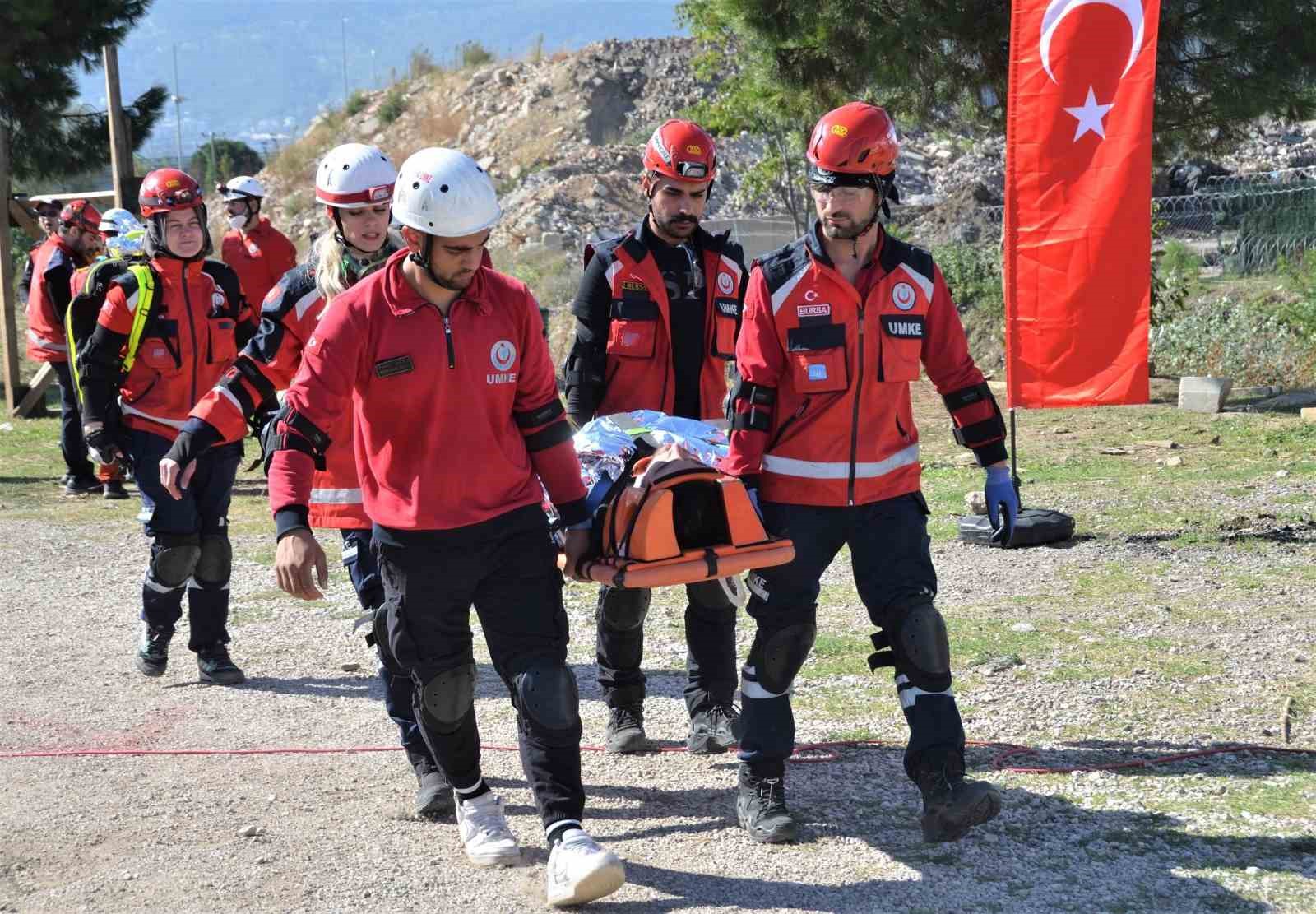 Bursa UMKE’den geniş çaplı tatbikat