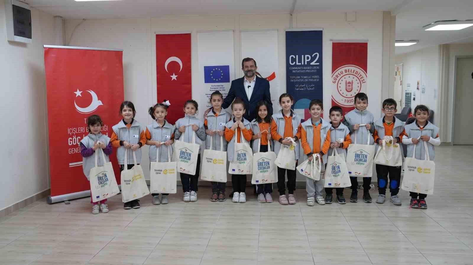 Gürsu’nun üreten çocukları geleceğe güvenle bakıyor