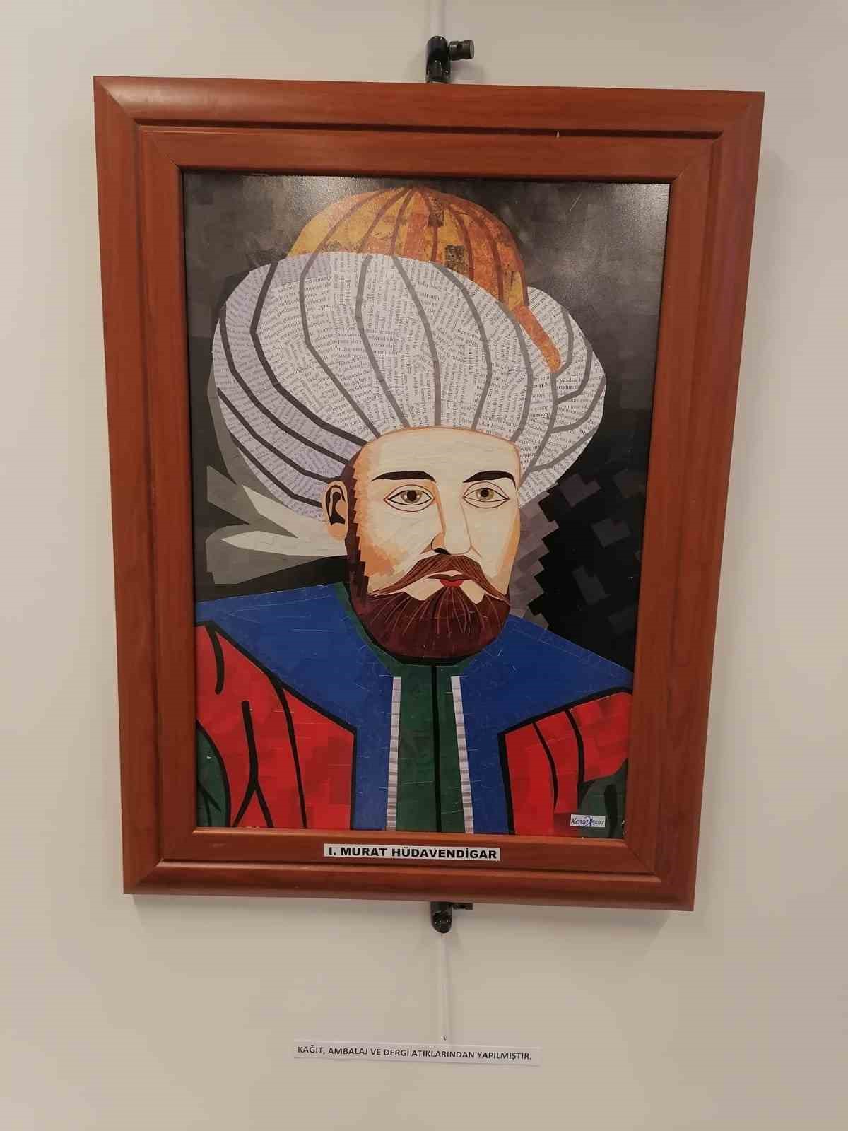 Osmangazi’de toplanan atıklar sanat eserine dönüştü