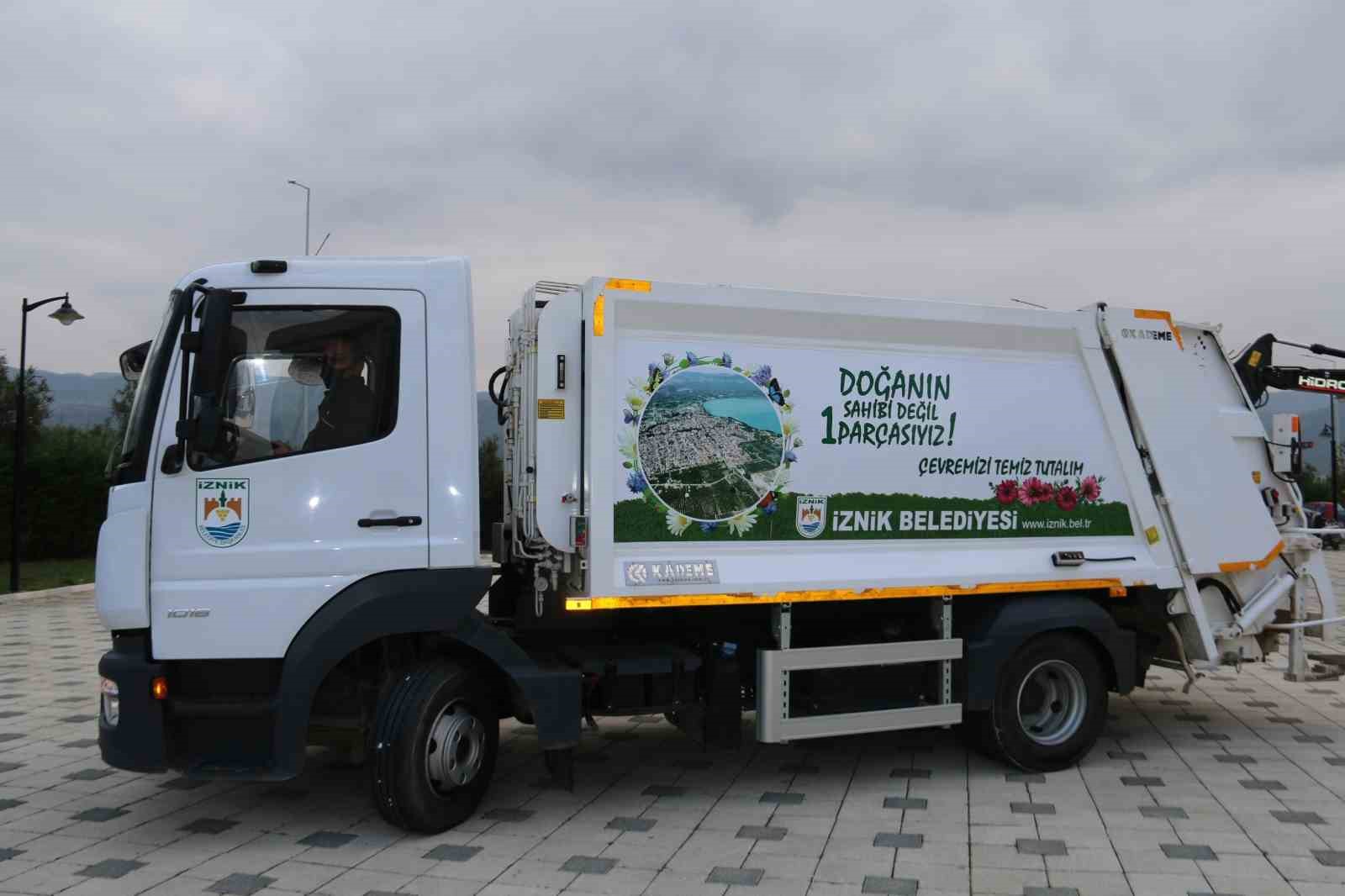 3 yılda 30 yeni araç İznik halkının hizmetine sunuldu