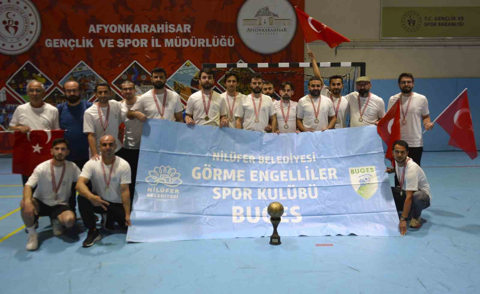 Futsal turnuvasının şampiyonu Nilüfer Belediyesi GESK