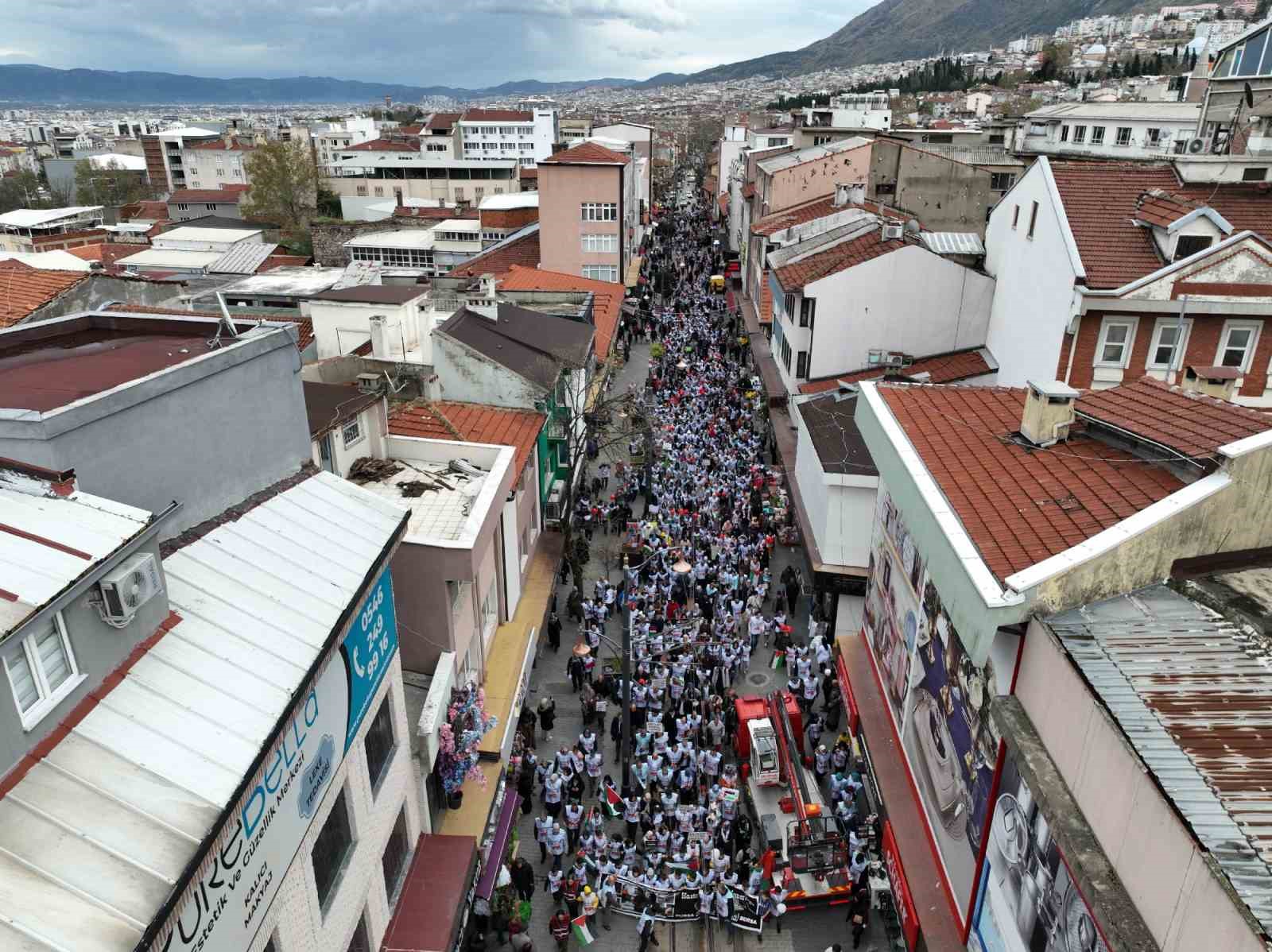 Bursa’nın çocukları Filistin için tek yürek