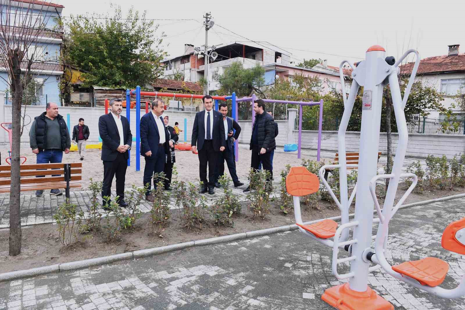 Harmancık ilçesi’nin ilk parkı Osmangazi Belediyesi’nden