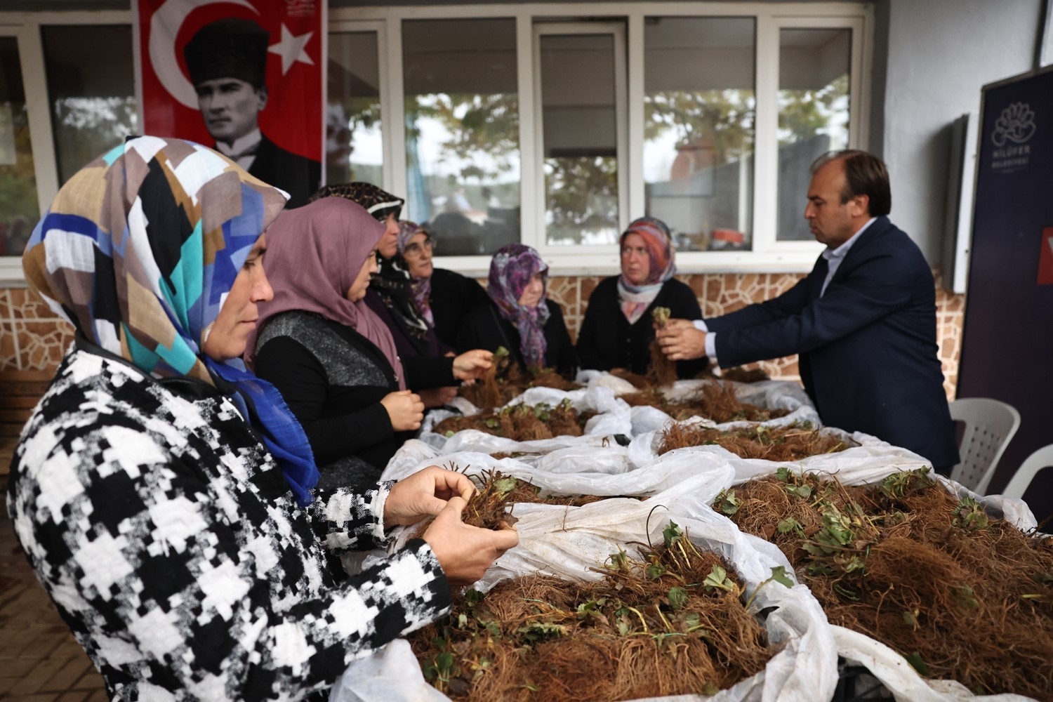 Nilüfer Belediyesi’nin desteğiyle çilek üretimi artıyor