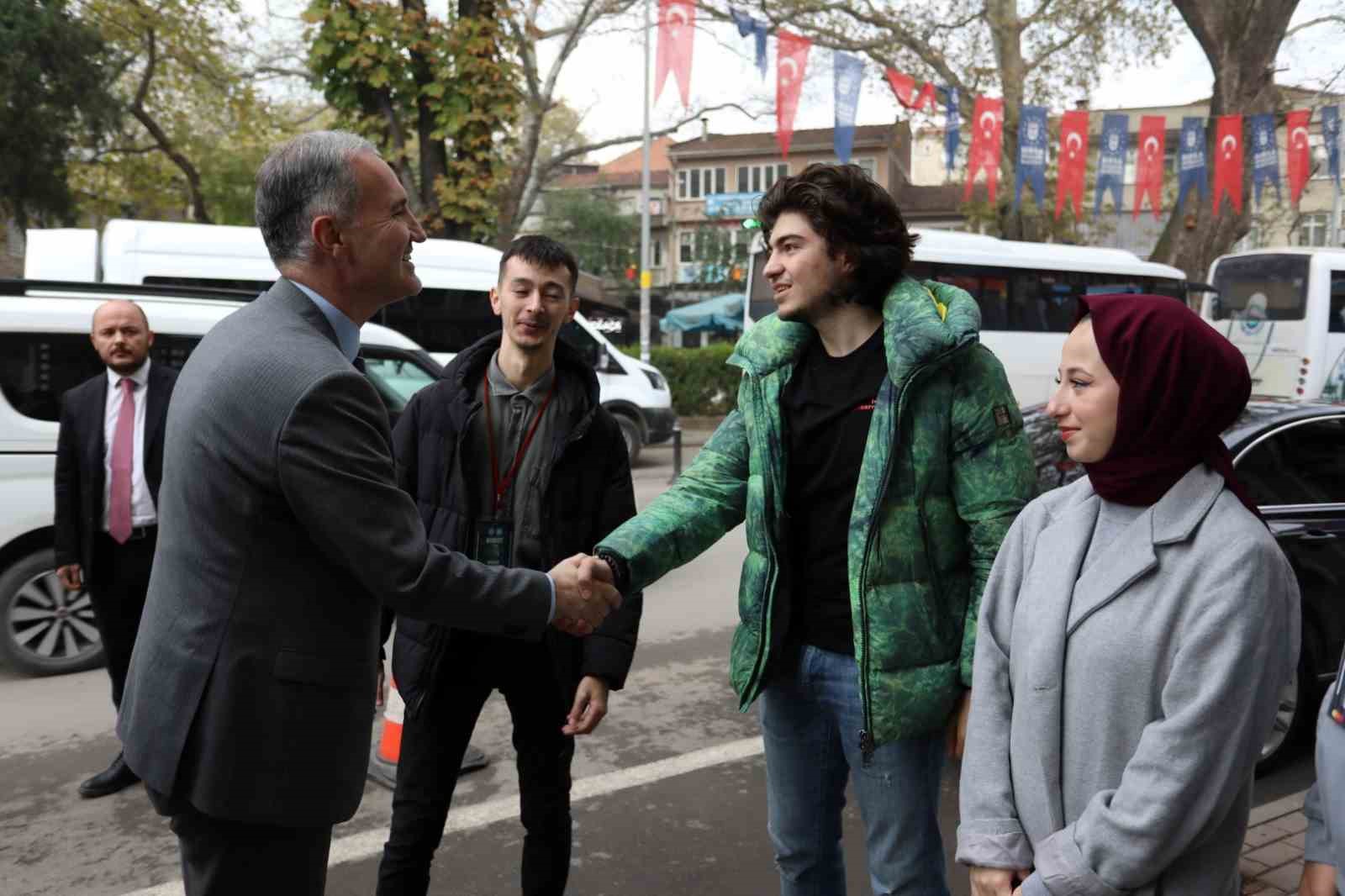 Üniversite öğrencileri İnegöl’ü tanıyor