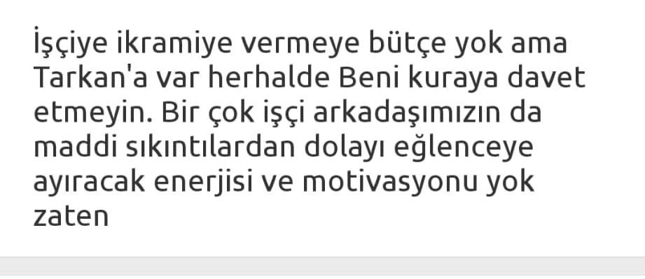 Tofaş’ta Tarkan isyanı: ”Maaşımızda iyileştirme yapın”