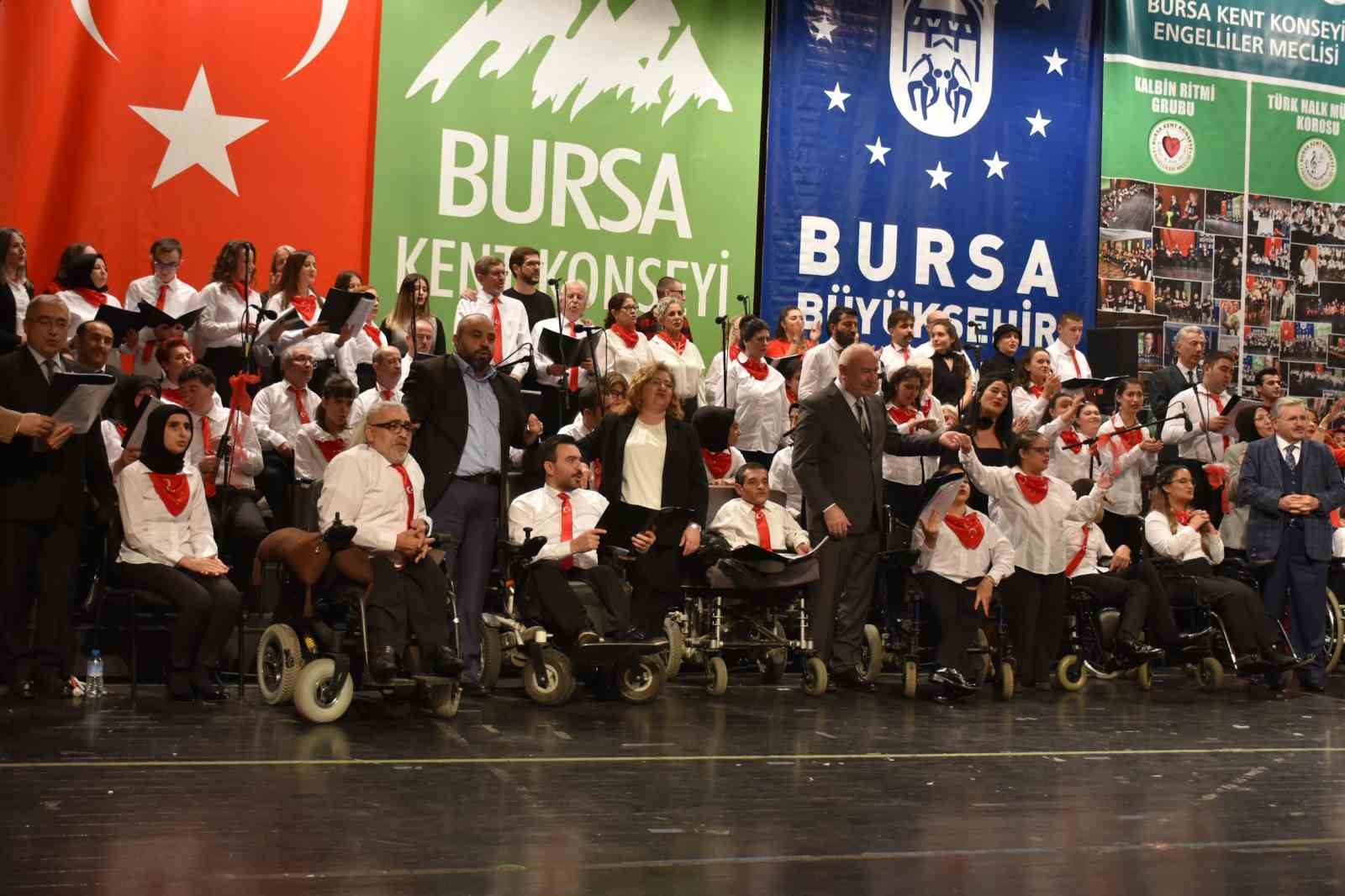 Bursa Engelliler Meclisi’nden unutulmaz konser