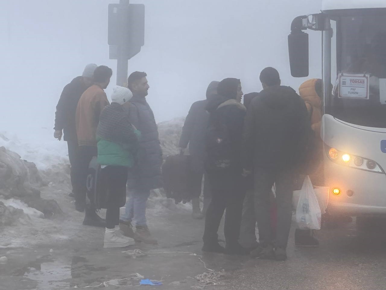 Uludağ’da göz gözü görmüyor