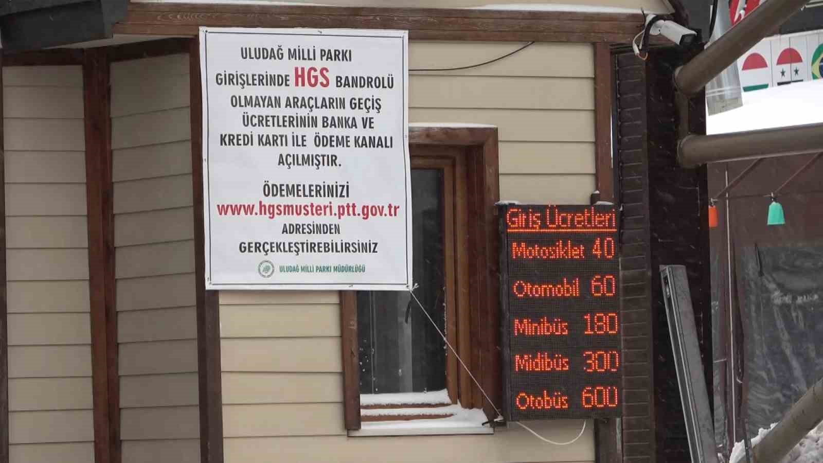 (Özel) Uludağ’da HGS karmaşası...