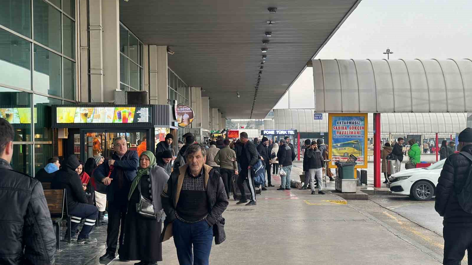 Bursa Şehirlerarası Otobüs Terminali’nde korkutan yangın