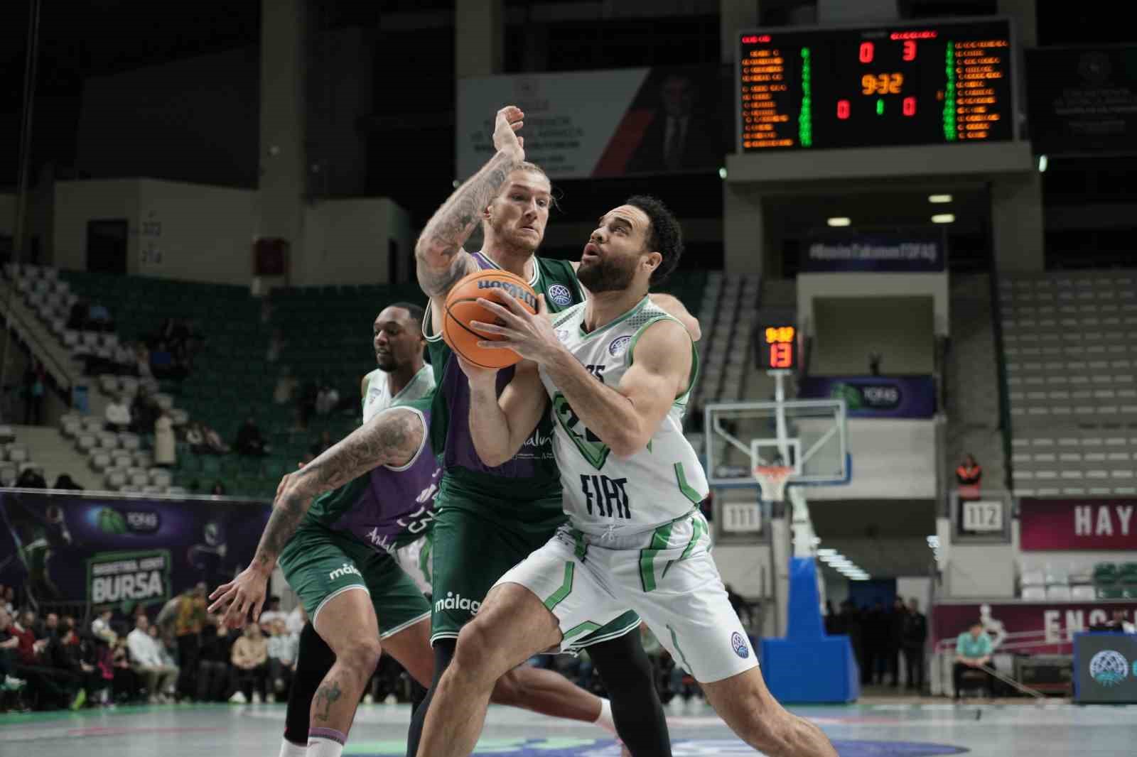 Basketbol Şampiyonlar Ligi: Tofaş: 76 - Unicaja: 80