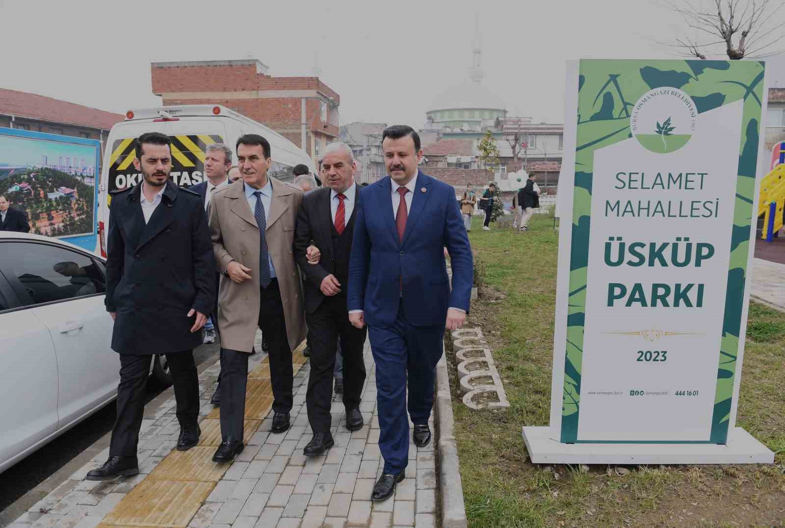 Osmangazi Belediyesi’nden bir park daha