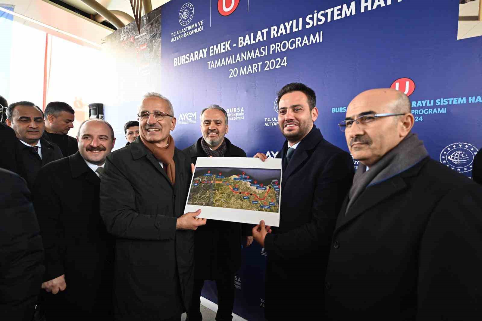 Bursa’da raylı sistem hattı genişliyor