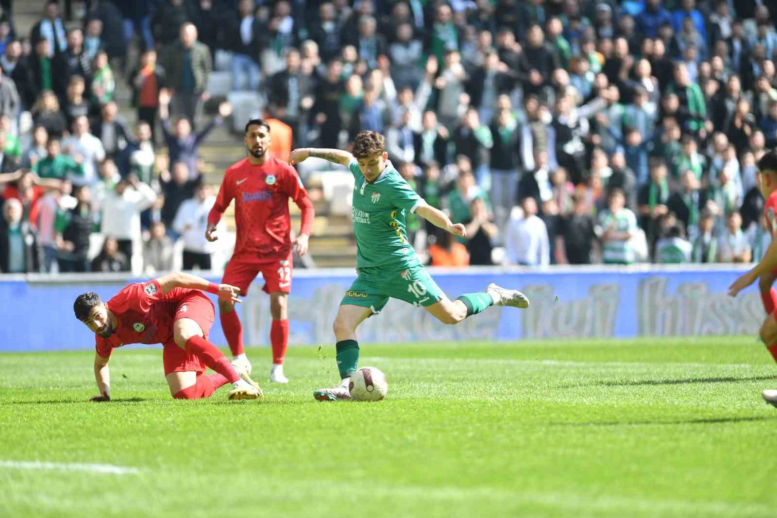 TFF 2. Lig: Bursaspor: 2 - Serik Belediyespor: 2