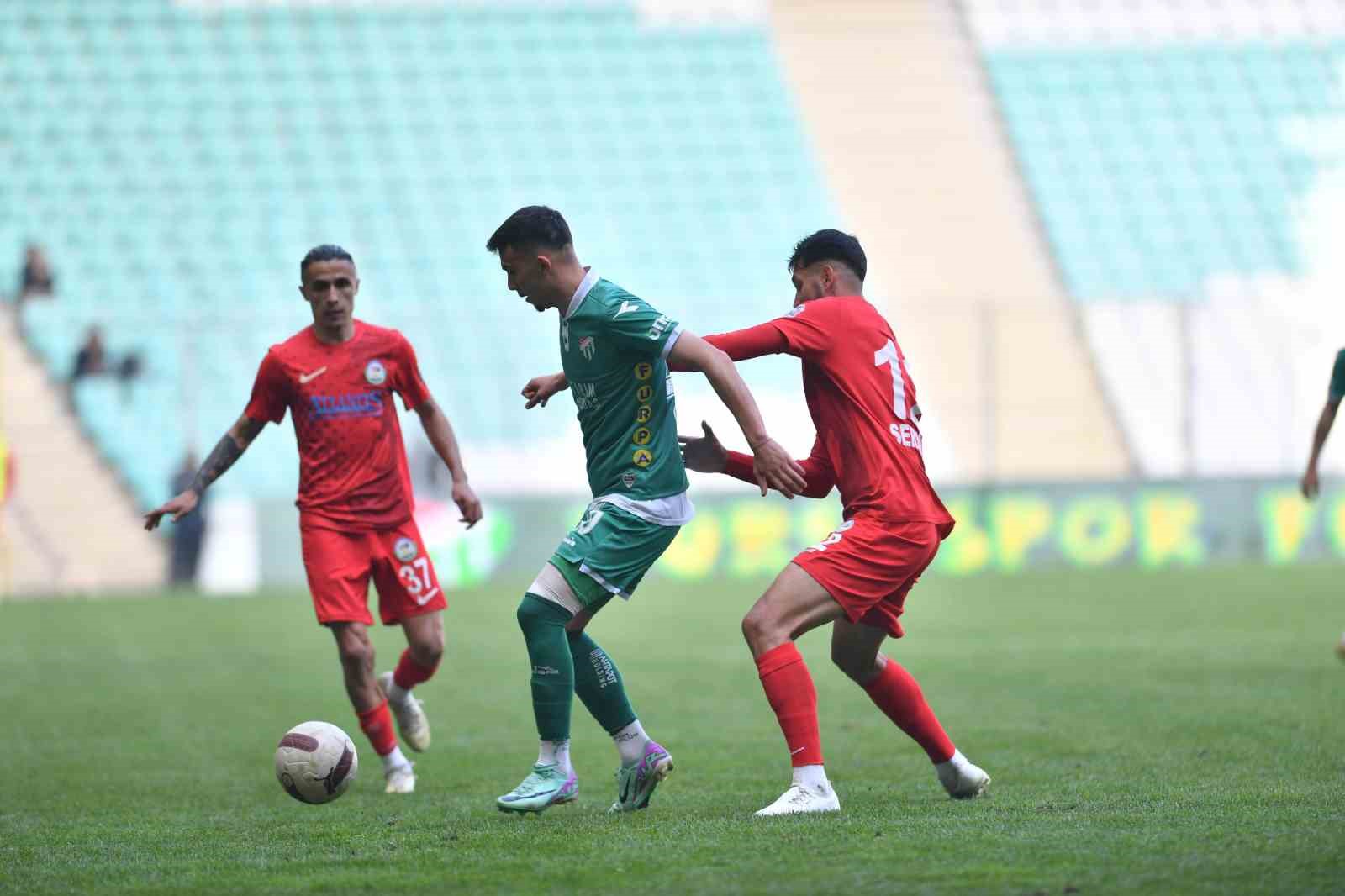 TFF 2. Lig: Bursaspor: 2 - Serik Belediyespor: 2