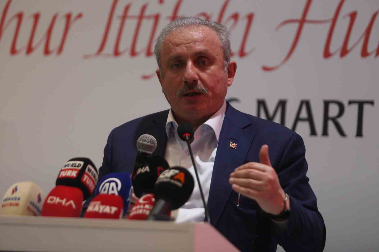 Mustafa Şentop: “Millet İttifakı Recep Tayyip Erdoğan gitsin üzerine kuruluydu”