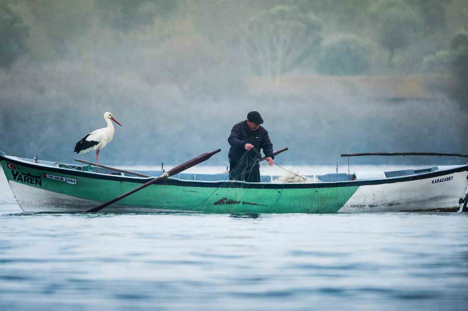 Yaren Leylek 13. kez Balıkçı Adem Amca’ya kavuştu