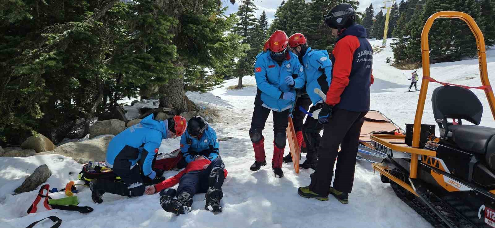 Uludağ 2024 Kış Tatbikatı nefesleri kesti