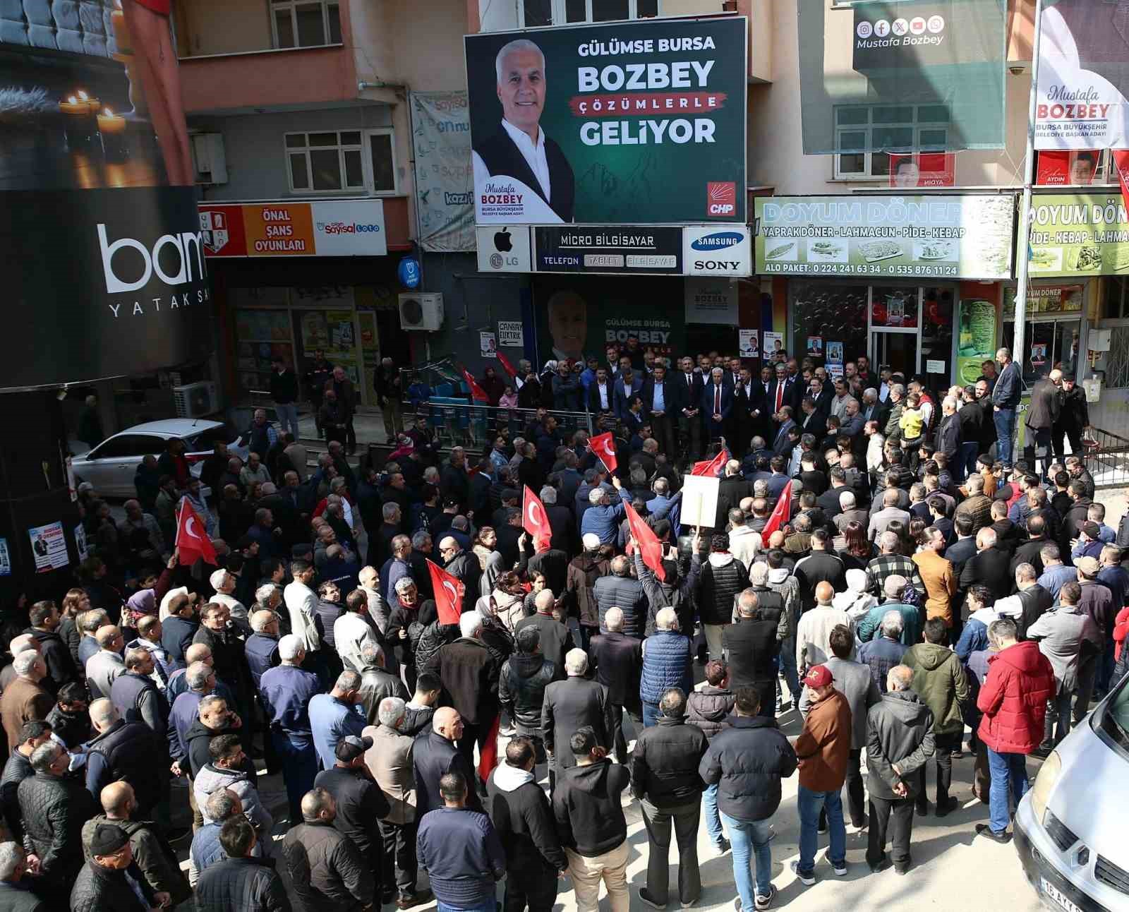 Bozbey: “Sorunu çözmek için taşın altına değil, betonun altına elimizi koyacağız”