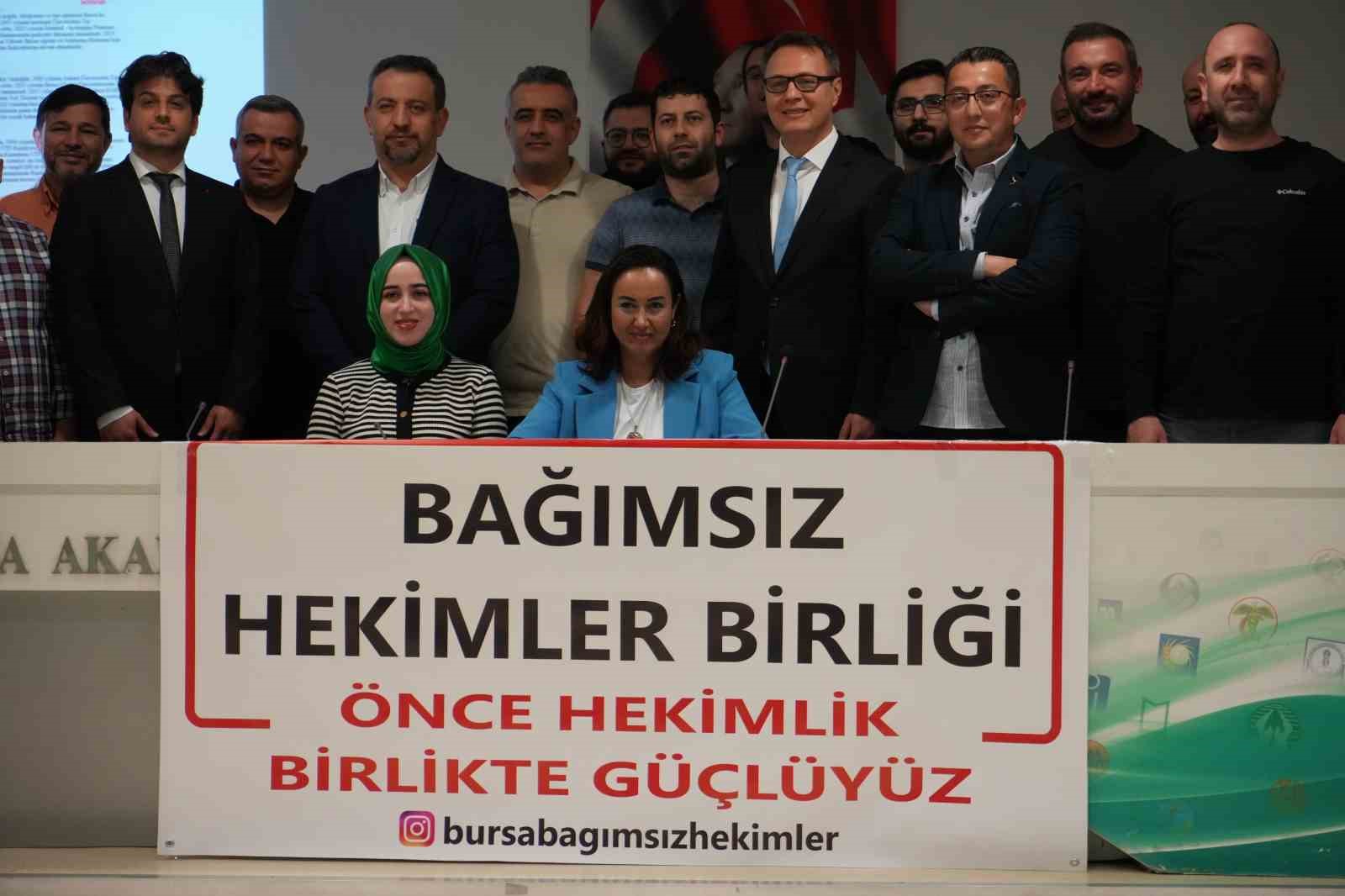 Bağımsız Hekimler Birliği, Bursa Tabipler Odası seçimleri için adayları tanıttı