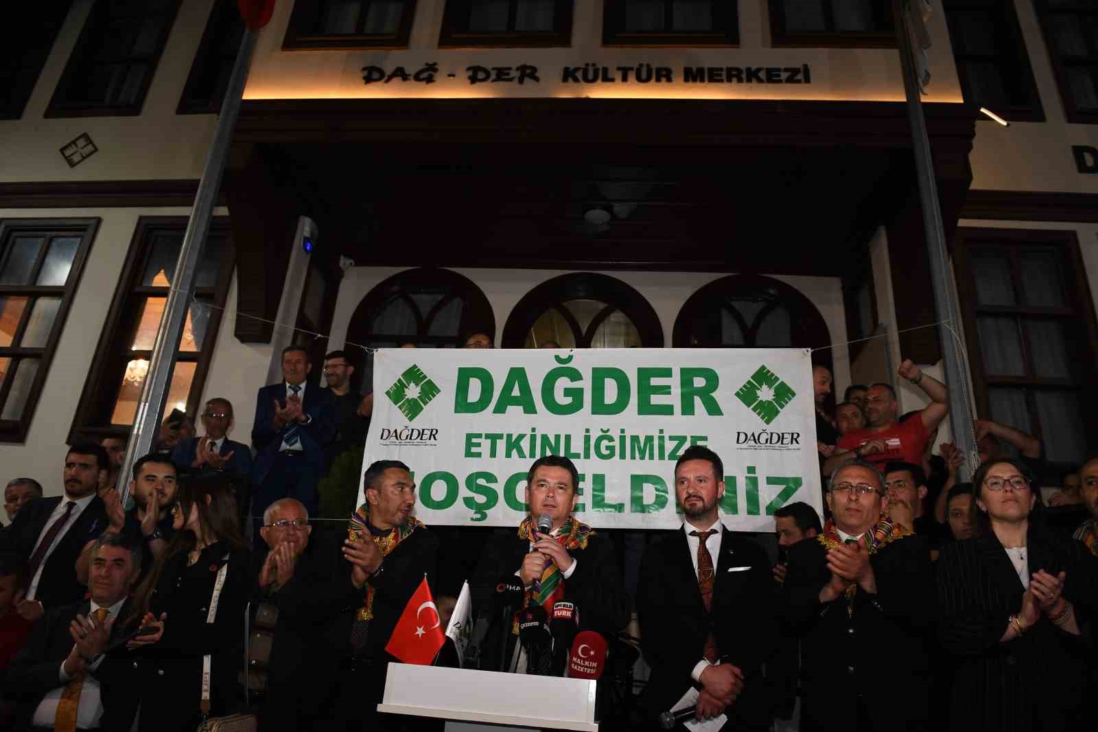 Başkan Aydın’a DAĞDER’de coşkulu karşılama